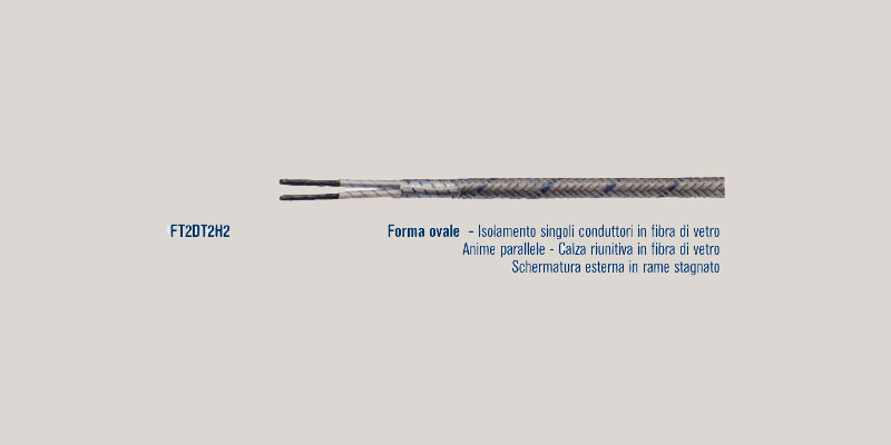 Cavi isolati in fibra di vetro