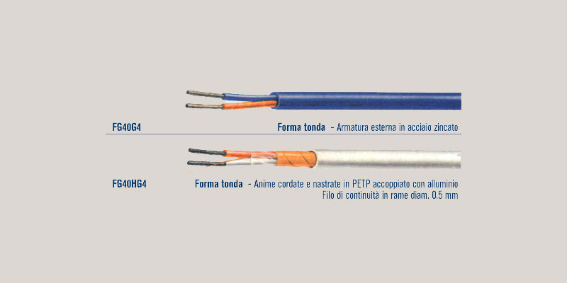 Cavi isolati in gomma silicone